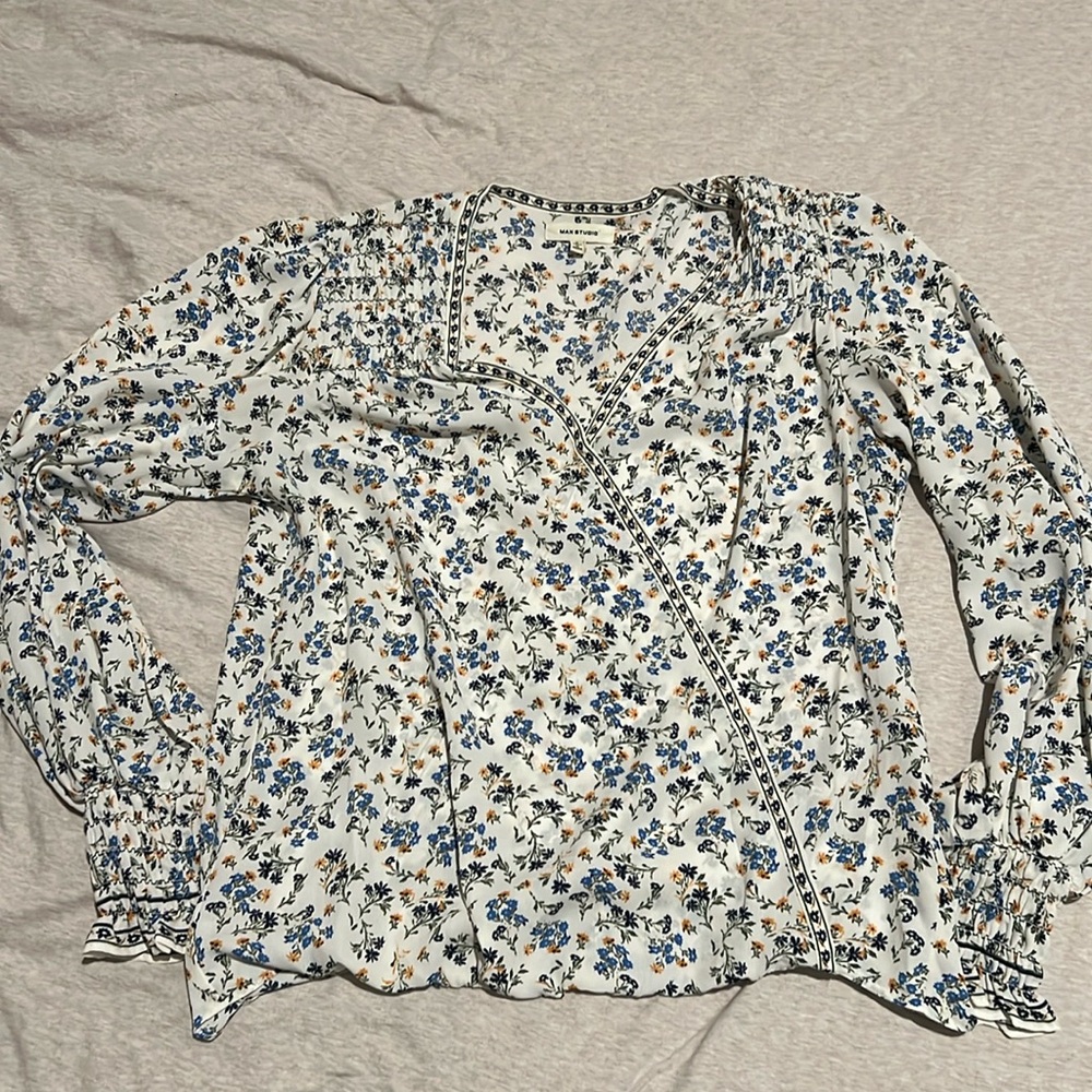 Floral Blouse Women’s Small Max Studio